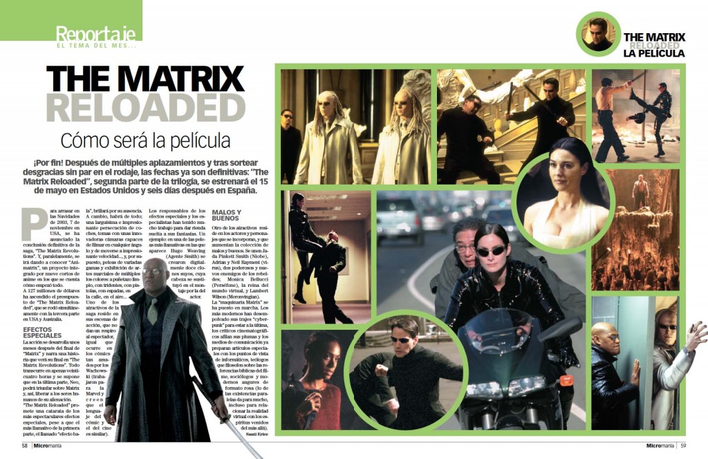 The Matrix Reloaded