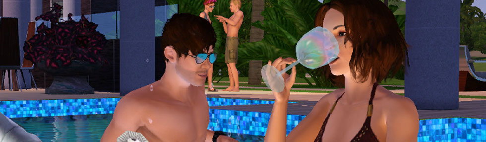 Piscinas y bebés en Los Sims 4