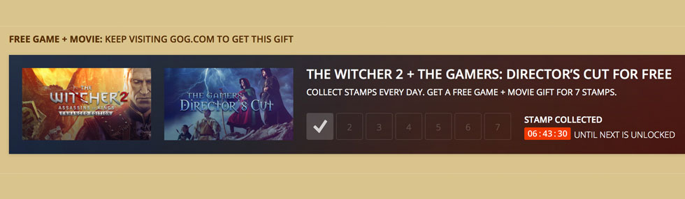 The Witcher 2 de regalo en GOG.com