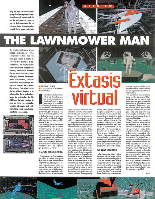 MICROMANIA 71 - The Lawnmower Man - Preview