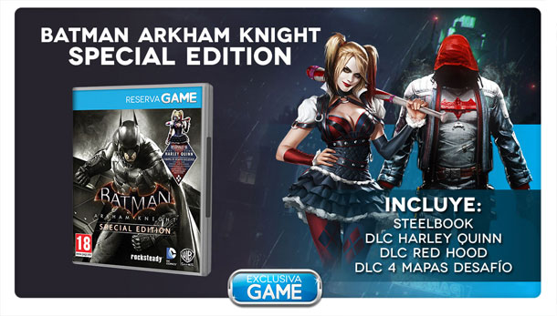 Batman Arkham Knight, edición especial en GAME