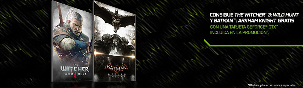 Nvidia bundle Batman, Witcher