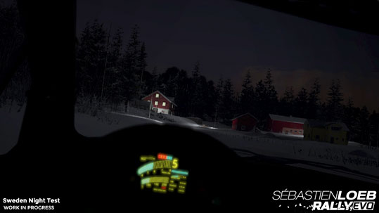 Sebastien Loeb Rally muestra su iluminación y climatología
