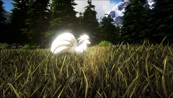 Dinosaurios de Ark Survival como Pokémon.