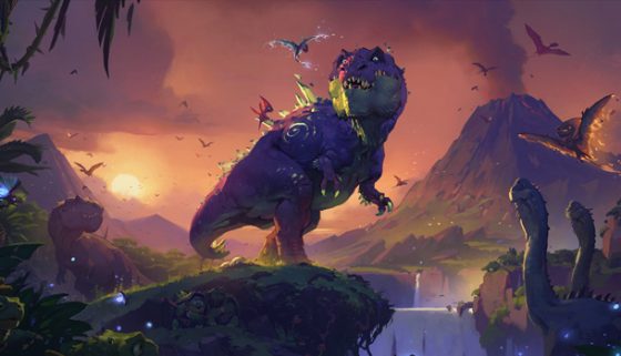 El Viaje a Un'Goro de Hearthstone estará disponible en abril. 