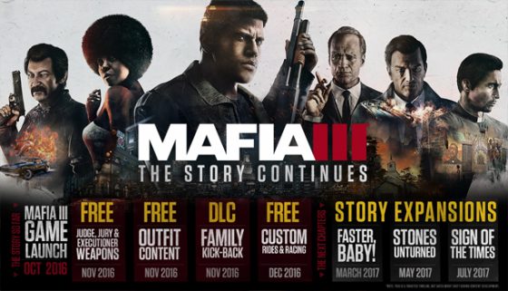 Estas son las tres próximas expansiones de Mafia 3. 