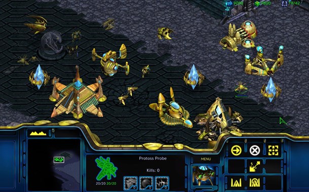 Captura de la remasterización de StarCraft, con un buen repaso a sus gráficos que ahora llegarán hasta resoluciones 4K.