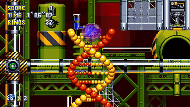 Chemical Plant en Sonic Mania