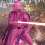 Darth Vader rosa en Star Wars Battlefront 2 luce así.