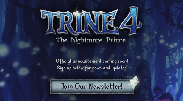 Así es el logo del recién anunciado Trine 4: The Nightmare Prince.