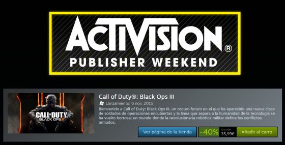 rebajas de activision en steam